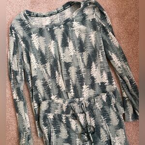 Avalanche Pajama Set- Trees forest